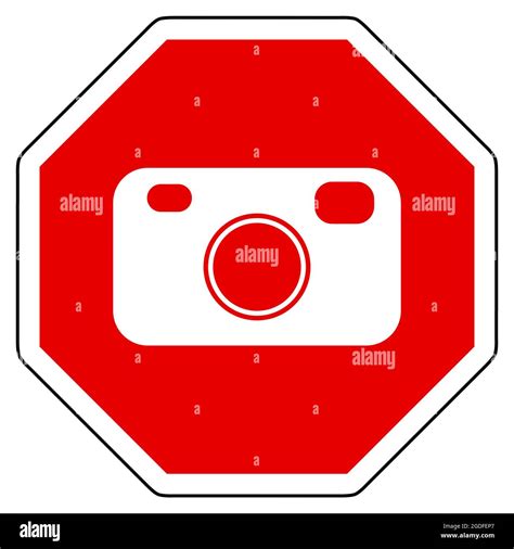 Camera and stop sign Stock Photo - Alamy