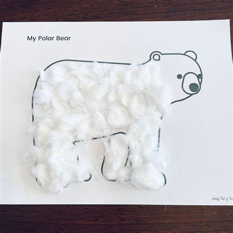 Free Polar Bear Printable (with Craft Ideas!) - Simply Full of Delight