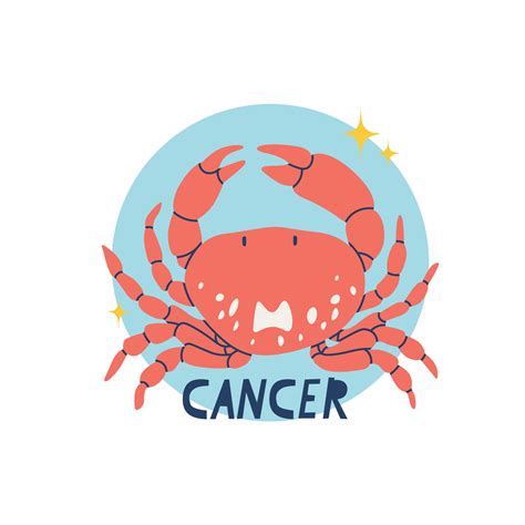 Cancer zodiac sign. The fourth symbol of the horoscope. Astrological ...