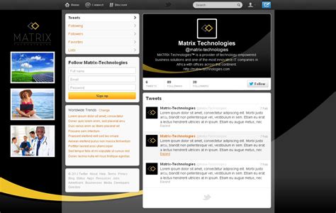 Twitter Page Design - Social Media Branding Design | Social Media Marketing