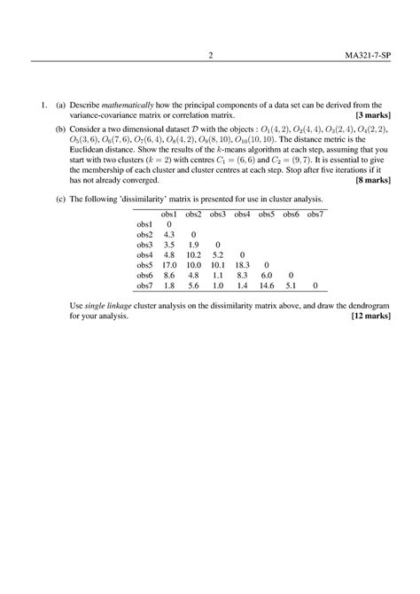 MA321-7-exam-2020 AA - previous year question papers. - 1. (a) Describe ...