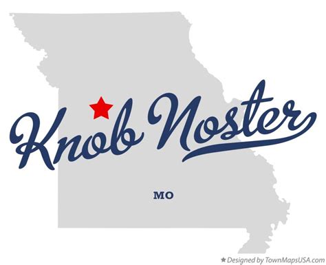 Map of Knob Noster, MO, Missouri