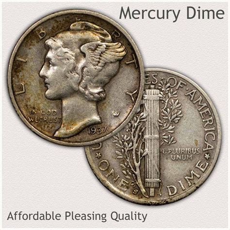 High Grade and Desirable Collector Quality Mercury Dime | Old coins worth money, Rare coins ...