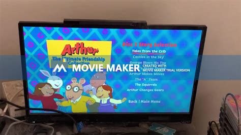 Arthur: The Ultimate Friendship Collection Menu Walkthrough - YouTube