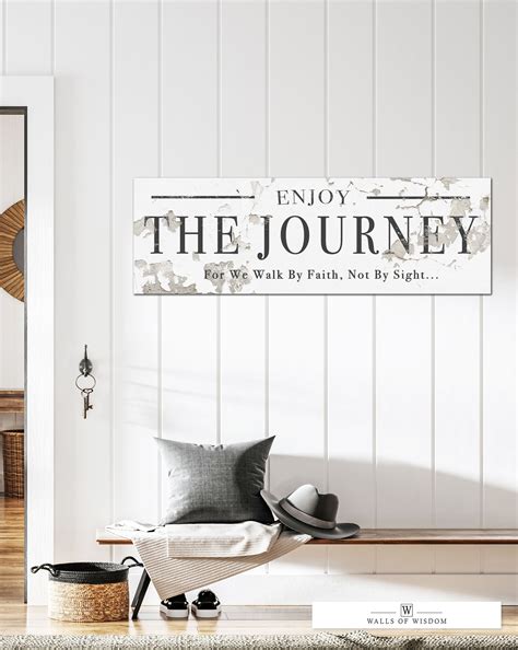 Enjoy the Journey - Motivational Canvas Wall Art Print – Walls of Wisdom