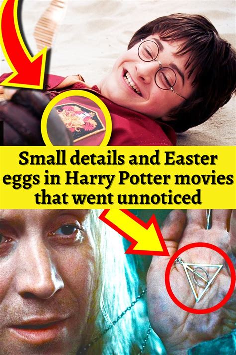 Small details and easter eggs in harry potter movies that w – Artofit