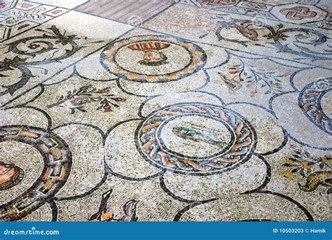 Mosaic in basilica. stock image. Image of clay, constantine - 10503203