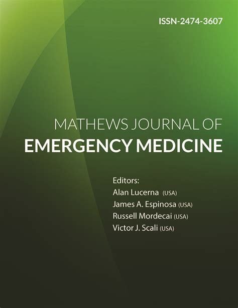 Editorial Board | Emergency Medicine Open Access Journals | Mathews International LLC