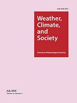Weather, Climate, and Society | AMETSOC