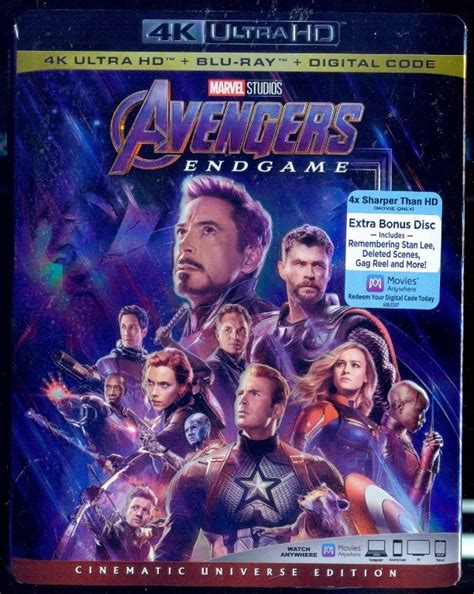 Avengers Endgame 4K [ Blu-Ray ], Hobbies & Toys, Music & Media, CDs & DVDs on Carousell