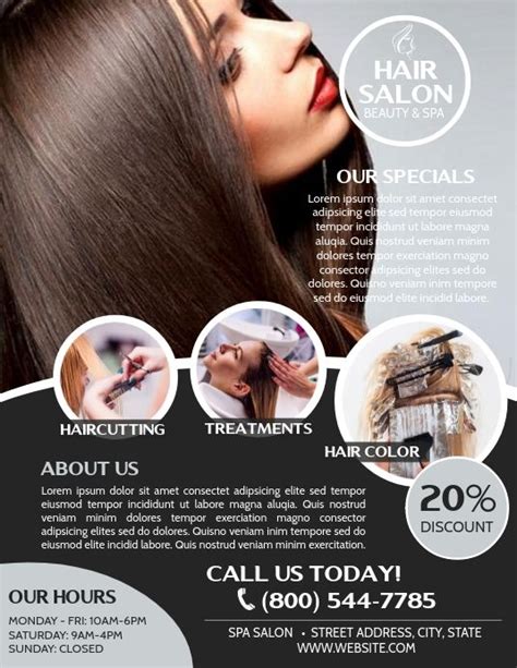 Hair Salon Flyer Templates | Customizable Design