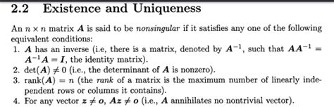 Solved 2.1. In Section 2.2, four defining properties are | Chegg.com