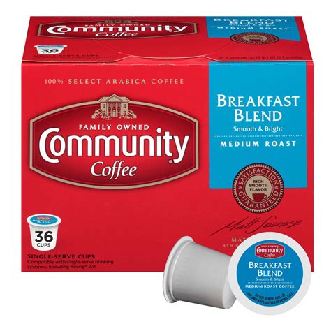 Community Coffee Breakfast Blend Pods for SIngle Serve Coffee Makers 3 | MrOrganic Store