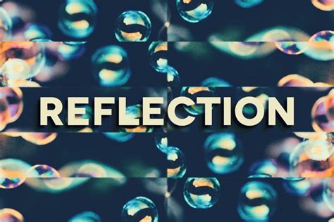 Reflection - Abstract Photoshop Photo Template