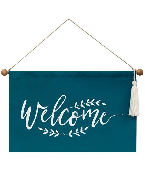 Col House Designs - Wholesale| Fabric "Welcome" Banner | Craft House Designs