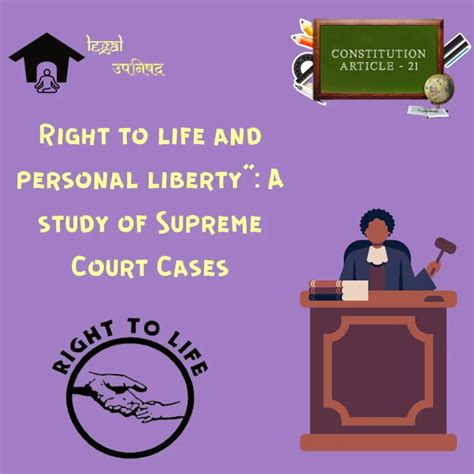 Right to Life and Personal Liberty: Supreme Court Cases