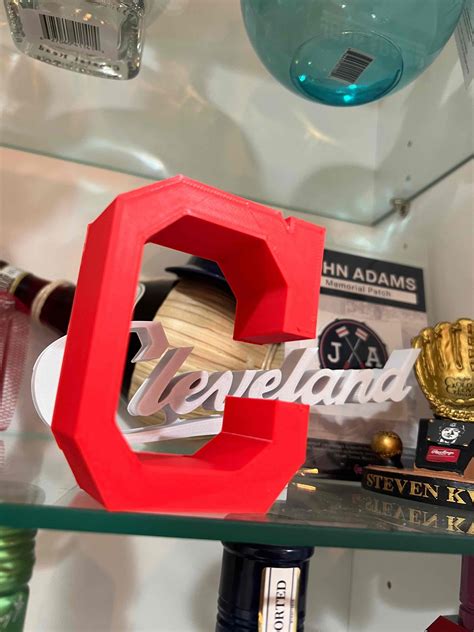 Cleveland Guardians MLB Baseball Block C Logo | 3D models download | Creality Cloud