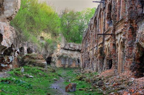 Old ruins of the Dubno castle. Ukraine. ... | Stock image | Colourbox