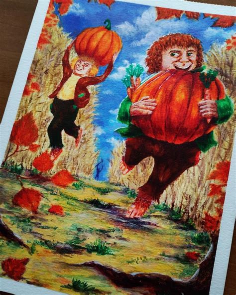 "Run Merry Run". Acrylics on watercolor paper. : r/TolkienArt