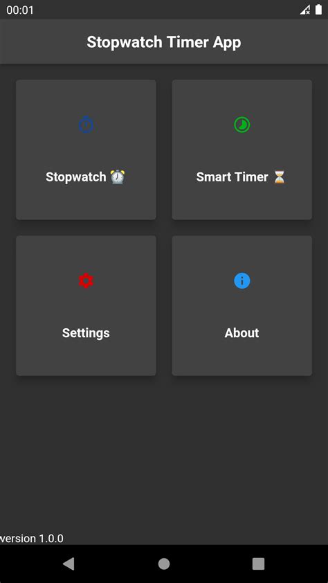 Stopwatch Timer App for Study