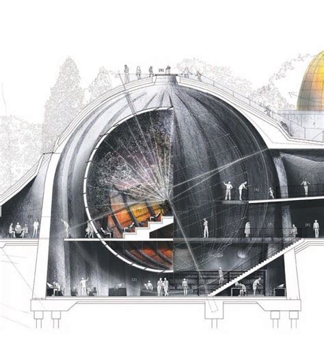 Planetarium | Planetarium architecture, Architecture, Architecture drawing