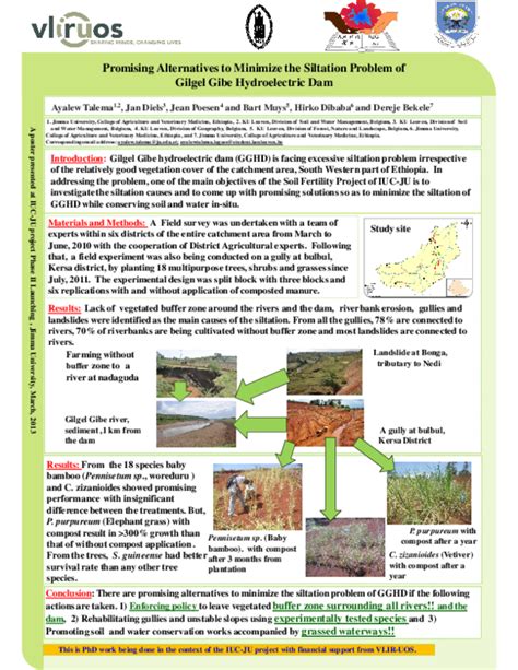 (PDF) Effective options for soil erosion and siltation control | Ayalew ...