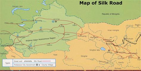 Road Map Xinjiang