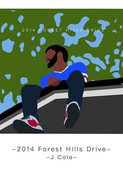 J Cole 2014 Forest Hills Drive Album Artwork A4 Digital Download - Etsy