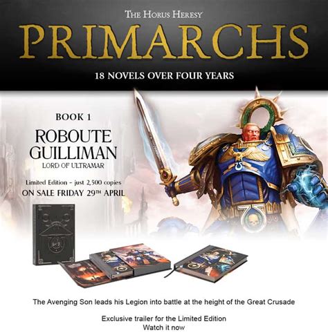 40k Primarch Collector Editions REVEALED