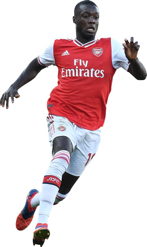 Nicolas Pépé Arsenal football render - FootyRenders