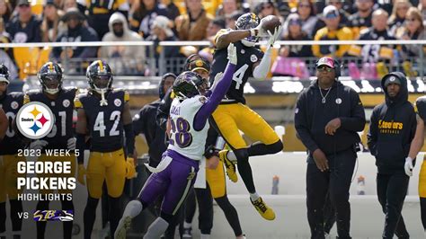 HIGHLIGHTS: George Pickens' best plays from 146-yard game vs. Ravens ...