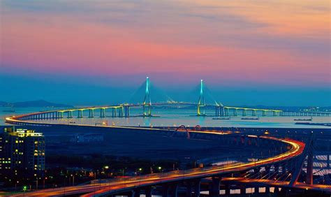 Man Made Structures: Incheon Bridge, South Korea