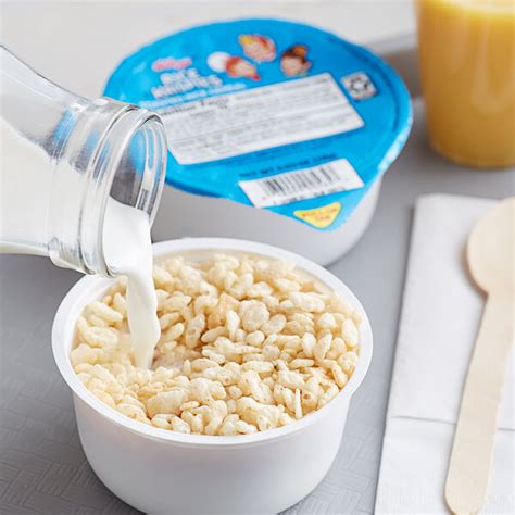 Kellogg's Rice Krispies Cereal Single-Serve Bowl Pack 0.63 oz. - 96/Case