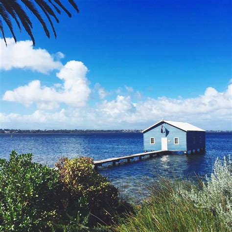 Blue Boat Shed. Perth, Western Australia. #tripwithjane (Winter, Aug 2015) | Boat shed, Blue ...