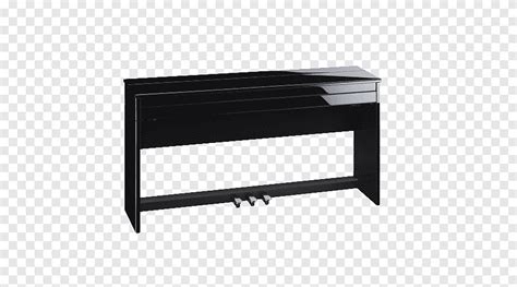 Black Coffee table Digital piano Roland Corporation, Flip digital piano mirror black, angle ...