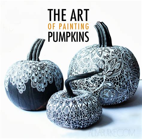 alisaburke: the art of painting pumpkins