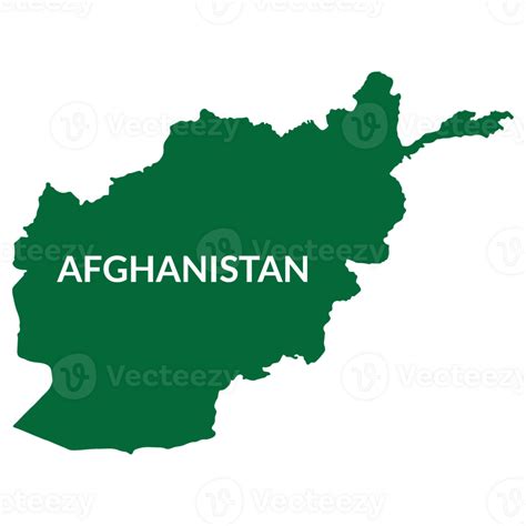 Afghanistan map. Map of Afghanistan in green color 41712246 PNG
