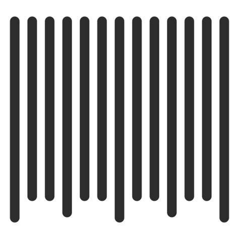 Simple barcode design - Transparent PNG & SVG vector file