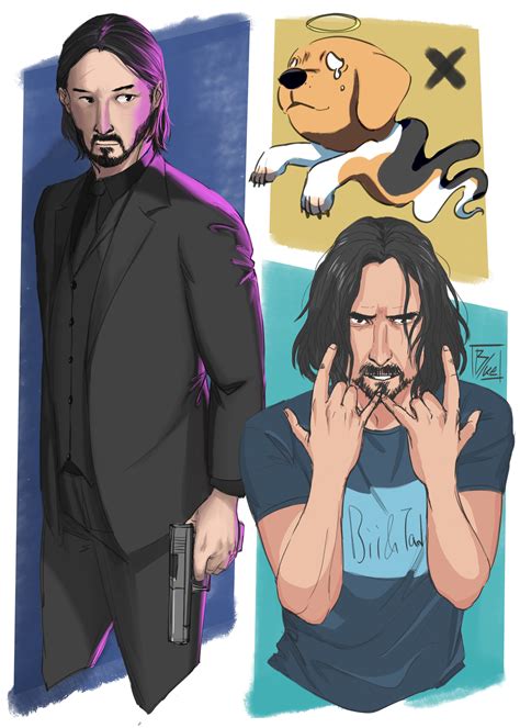 ArtStation - Keanu Reeves | Artworks