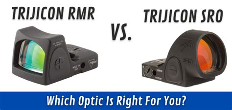 Trijicon SRO Vs RMR [Which Optic Is Right For You...?] - Red Dot Shooters