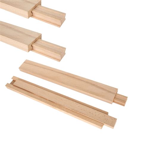 Buy 6 PCS 35cm/13.78Inch Length Wooden Center Drawer Slides, Classic ...