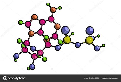 Molecular structure adenosine diphosphate (ADP) — Stock Photo © Raimund14 #153465836