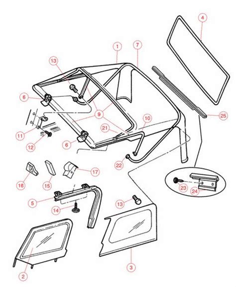 How to Install 1997-2006 Jeep Wrangler TJ OEM Soft top Hardware - Stryker Motors