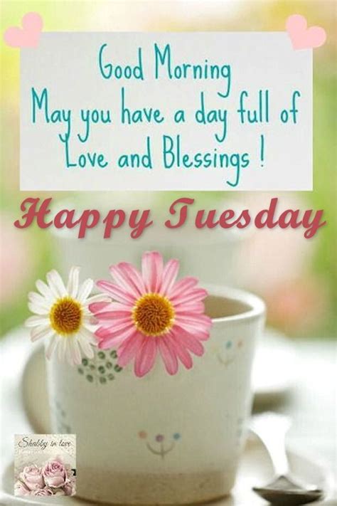 Good Morning Love And Blessings Happy Tuesday Pictures, Photos, and ...