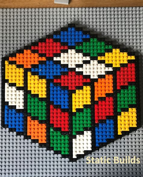 This Lego Rubik's Cube Mosaic was an awesome Lego design I created. The design is based of a ...