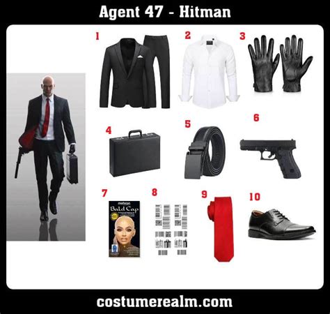 How To Dress Like Agent 47 Costume Guide For Halloween And Cosplay