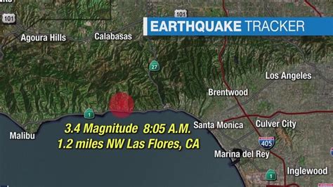 Preliminary 3.3 magnitude earthquake strikes near Malibu | FOX 11 Los ...