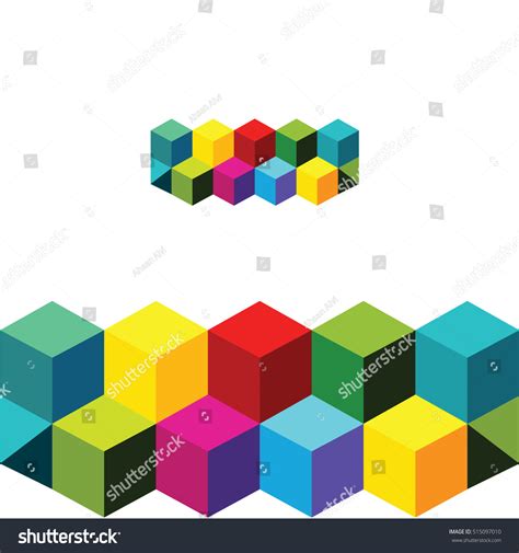 3d Cube Graph Info Graphic Design Stock Vector (Royalty Free) 515097010 ...