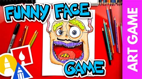 ART GAME: Funny Face Switch Off Challenge | Art For Kids Hub