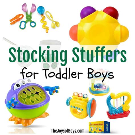 Stocking Stuffers for Toddler Boys - The Joys of Boys